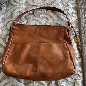 Margot brown leather purse